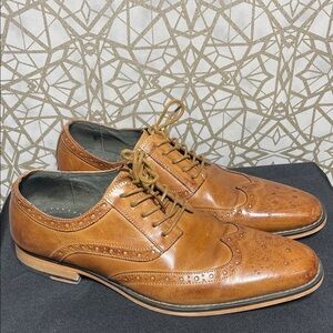 Stacy Adams Tan Leather Oxfords